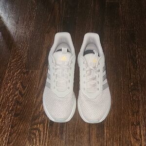 Adidas  Wonder Beige White Mesh Running Sneaker Size 8.5